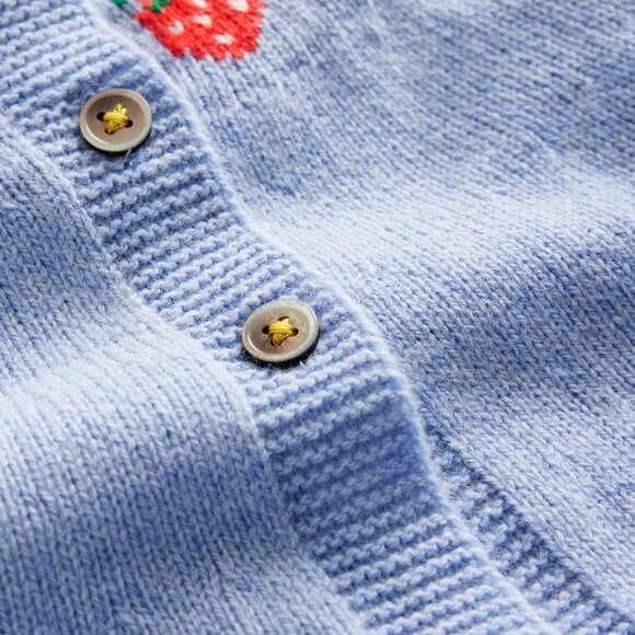 NWT Mini Boden Embroidered Flower Cardigan - Picture 3 of 5